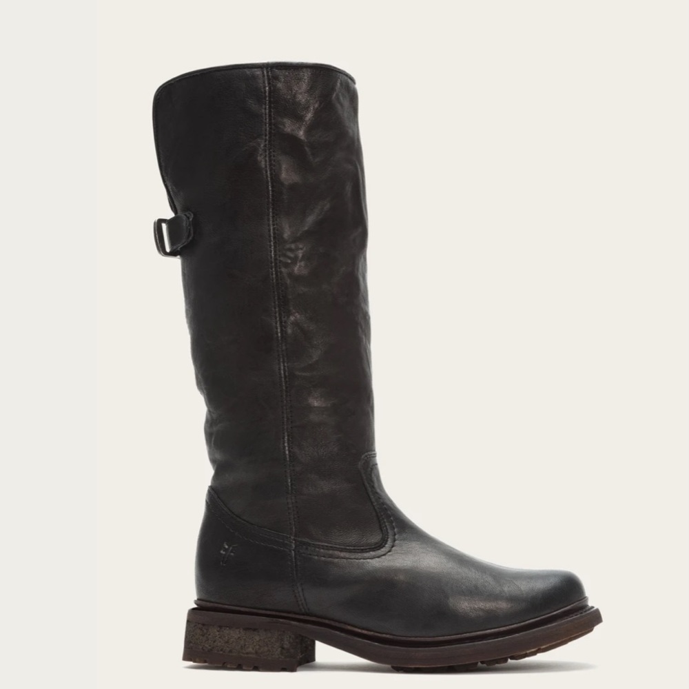 Frye black Valerie boots size 8